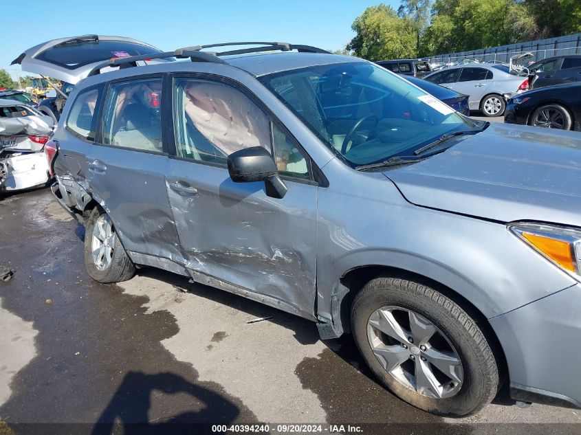 2015 Subaru Forester 2.5I VIN: JF2SJABC1FH563539 Lot: 40394240