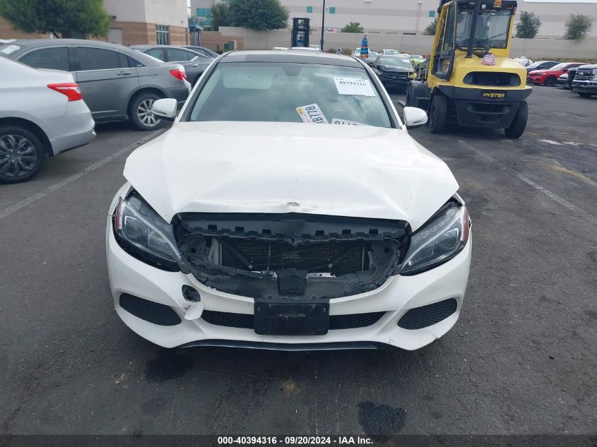 2018 Mercedes-Benz C 300 VIN: 55SWF4JB6JU262316 Lot: 40394316