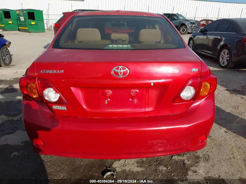 2010 Toyota Corolla Le VIN: JTDBU4EE9AJ081083 Lot: 40394364