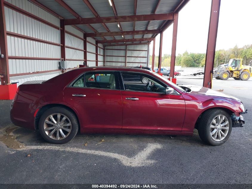 2018 Chrysler 300 Limited Awd VIN: 2C3CCAKG7JH250941 Lot: 40394492