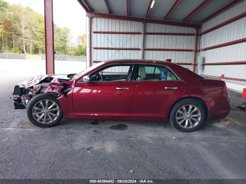 2018 Chrysler 300 Limited Awd VIN: 2C3CCAKG7JH250941 Lot: 40394492