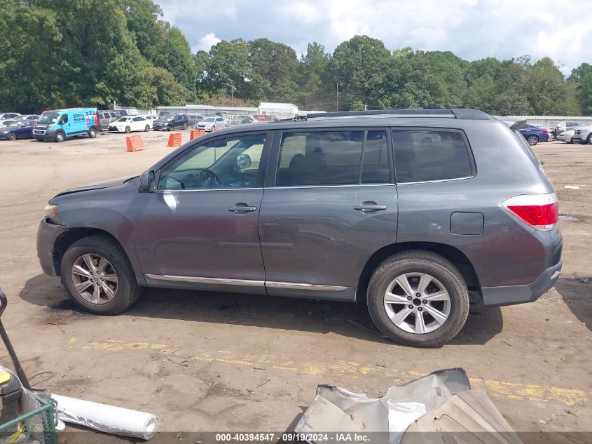 2011 Toyota Highlander Se VIN: 5TDZA3EH9BS016332 Lot: 40394547