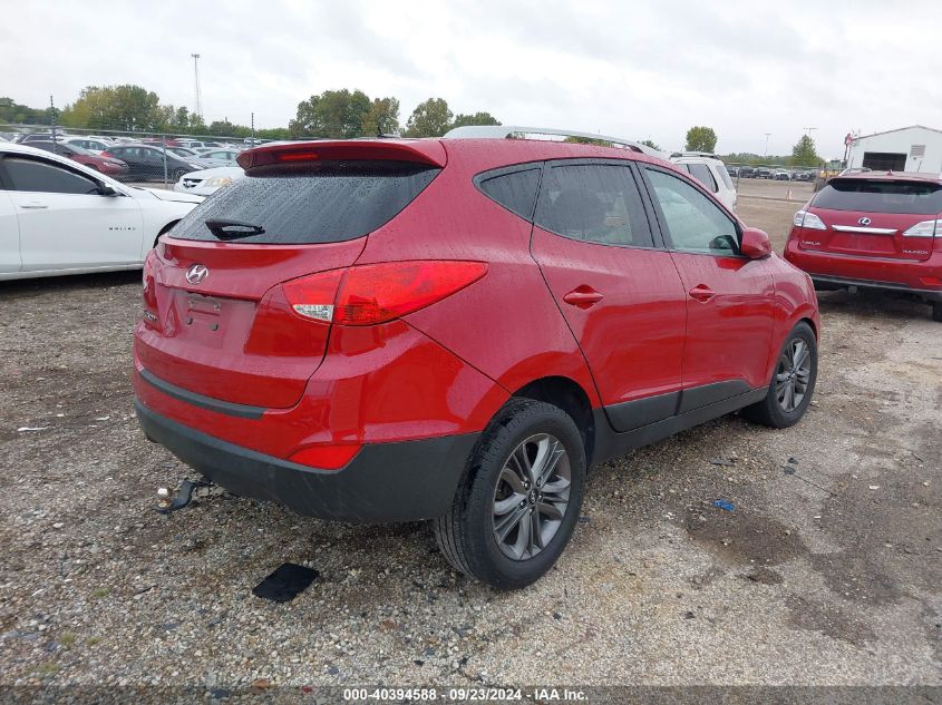 VIN KM8JU3AG6FU104866 2015 Hyundai Tucson, SE no.4