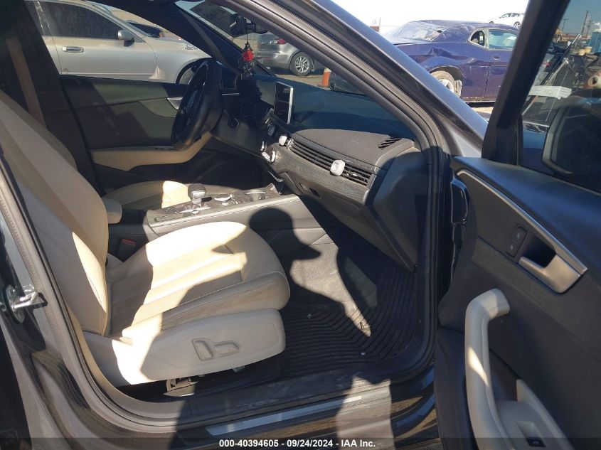 2017 AUDI A4 2.0T PREMIUM - WAUGNAF44HN023762