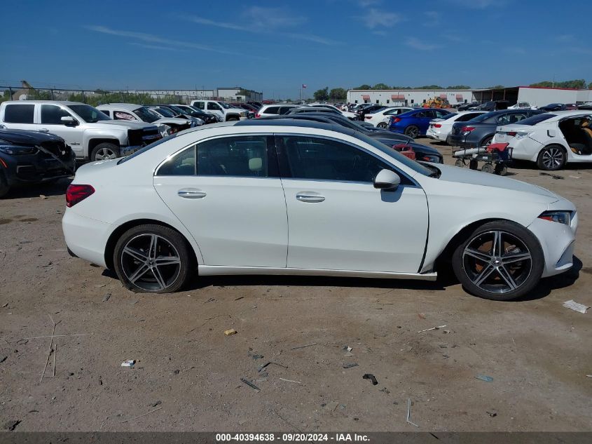 2019 Mercedes-Benz A 220 VIN: WDD3G4EB9KW035216 Lot: 40394638