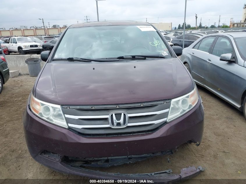 2013 Honda Odyssey Ex-L VIN: 5FNRL5H62DB091980 Lot: 40394658