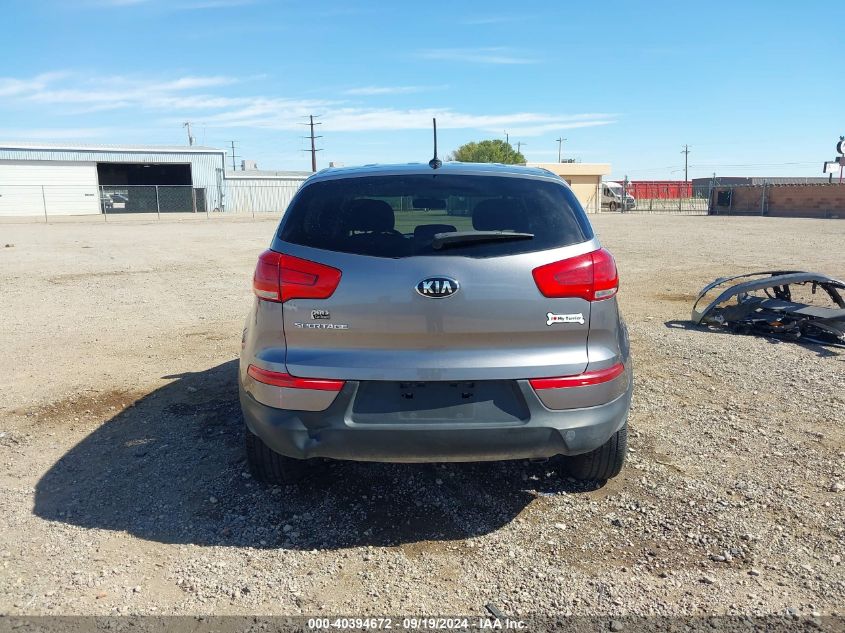 2015 Kia Sportage Lx VIN: KNDPB3AC8F7721850 Lot: 40394672