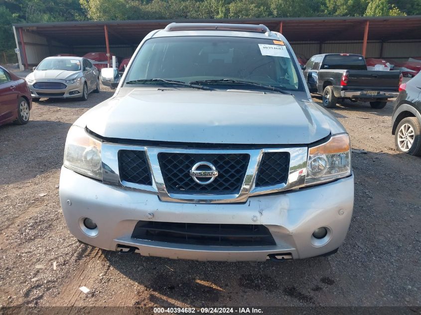 2008 Nissan Armada Le VIN: 5N1BA08D98N626878 Lot: 40394682