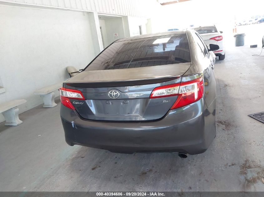 2012 Toyota Camry Se VIN: 4T1BF1FK7CU104063 Lot: 40394686