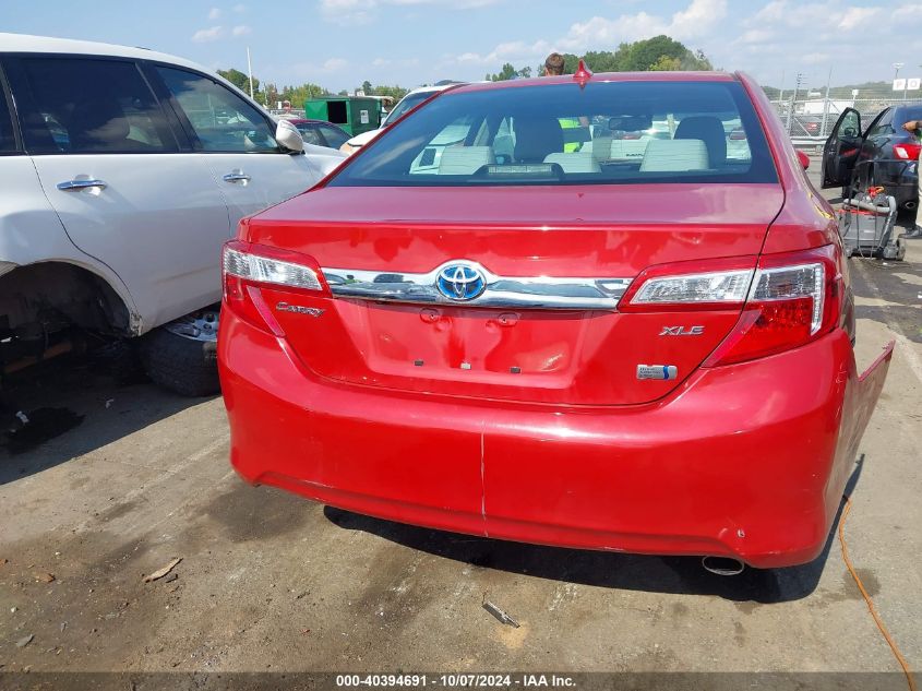 4T1BD1FK0CU040339 2012 Toyota Camry Hybrid Xle