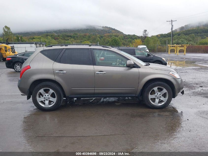 JN8AZ08W94W332593 2004 Nissan Murano Sl/Se