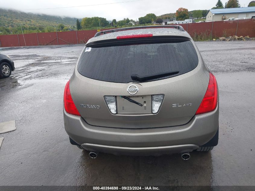 2004 Nissan Murano Sl VIN: JN8AZ08W94W332593 Lot: 40394698