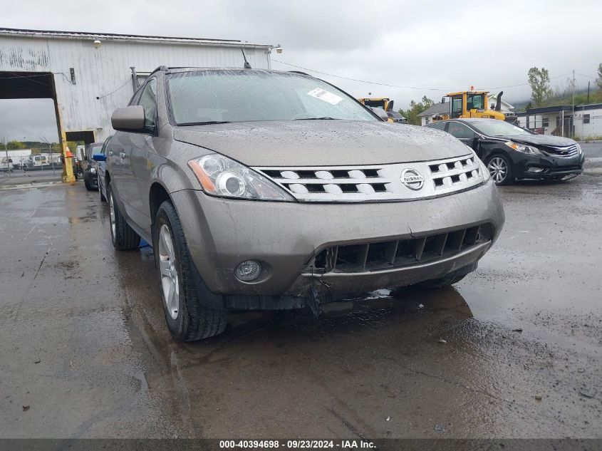 2004 Nissan Murano Sl VIN: JN8AZ08W94W332593 Lot: 40394698