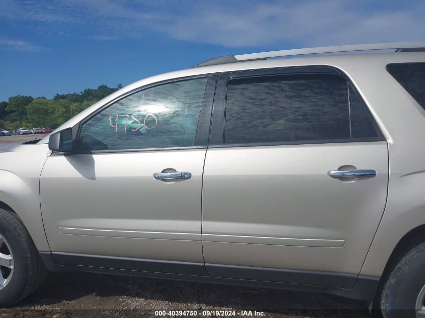 1GKKVPKD6DJ167826 2013 GMC Acadia Sle-2