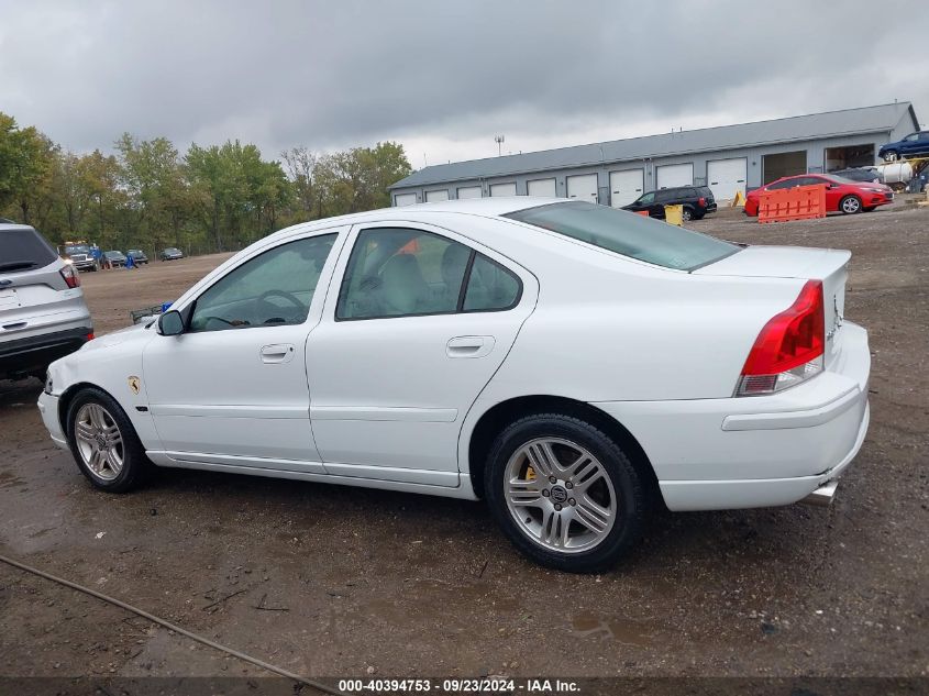 2006 Volvo S60 2.5T VIN: YV1RS592562531673 Lot: 40394753