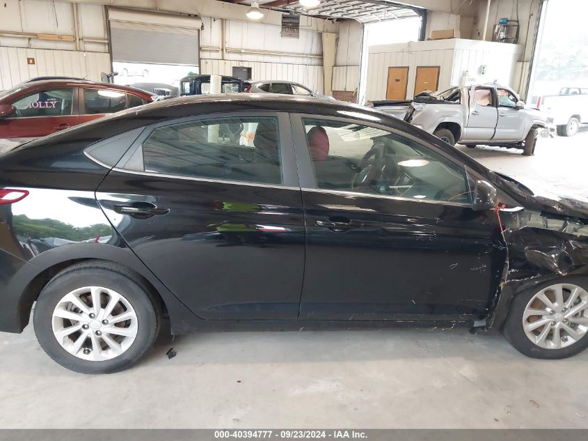 2021 Hyundai Accent Sel VIN: 3KPC24A67ME139573 Lot: 40394777