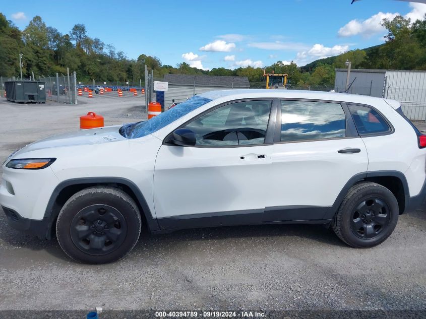 2015 Jeep Cherokee Sport VIN: 1C4PJMAB9FW741322 Lot: 40394789