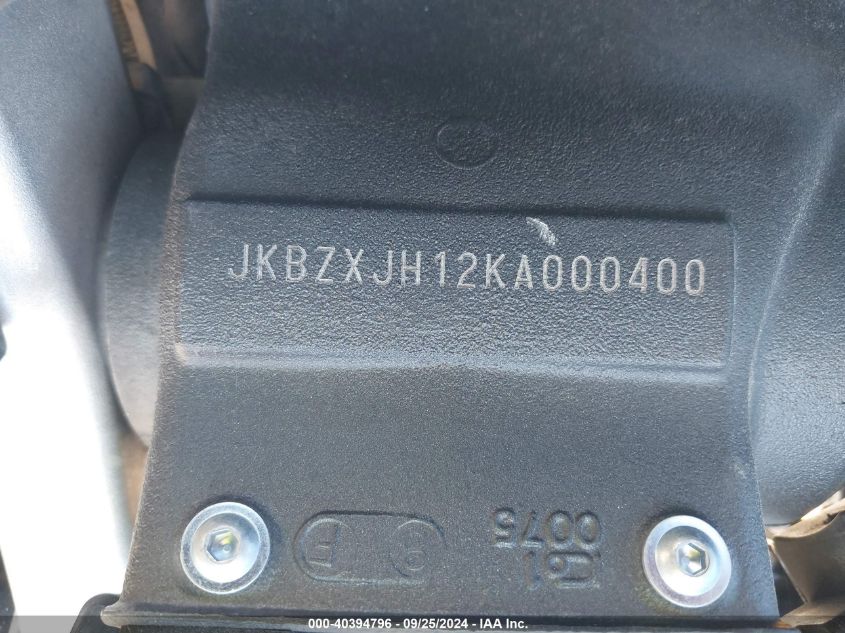 JKBZXJH12KA000400 2019 Kawasaki Zx636 K