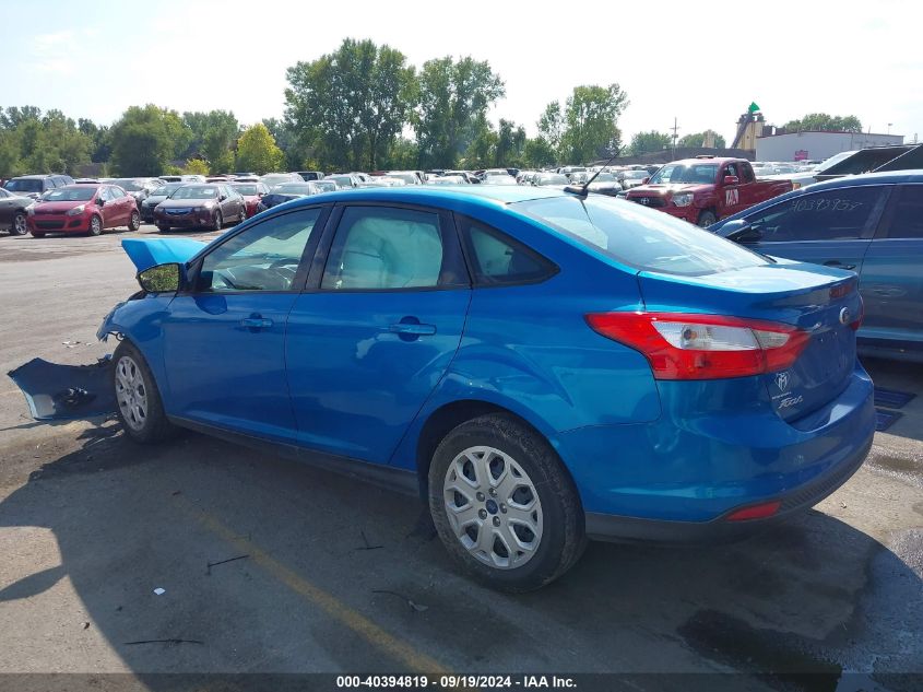 2012 Ford Focus Se VIN: 1FAHP3F22CL227465 Lot: 40394819