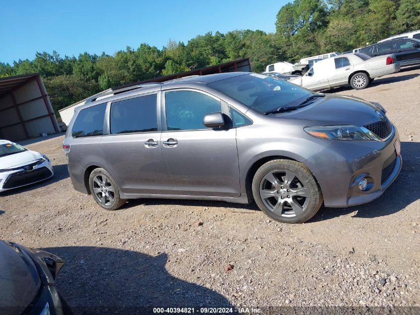 2017 Toyota Sienna Se Premium 8 Passenger VIN: 5TDXZ3DC0HS827841 Lot: 40394821