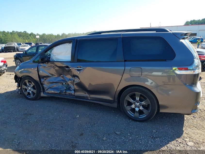 2017 Toyota Sienna Se Premium 8 Passenger VIN: 5TDXZ3DC0HS827841 Lot: 40394821