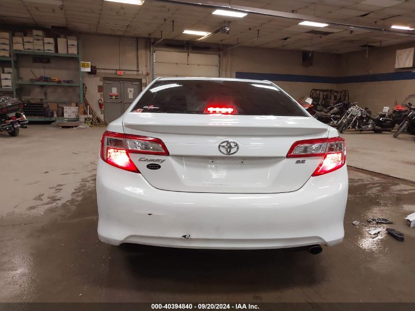 2013 Toyota Camry Se VIN: 4T1BF1FK4DU250647 Lot: 40394840