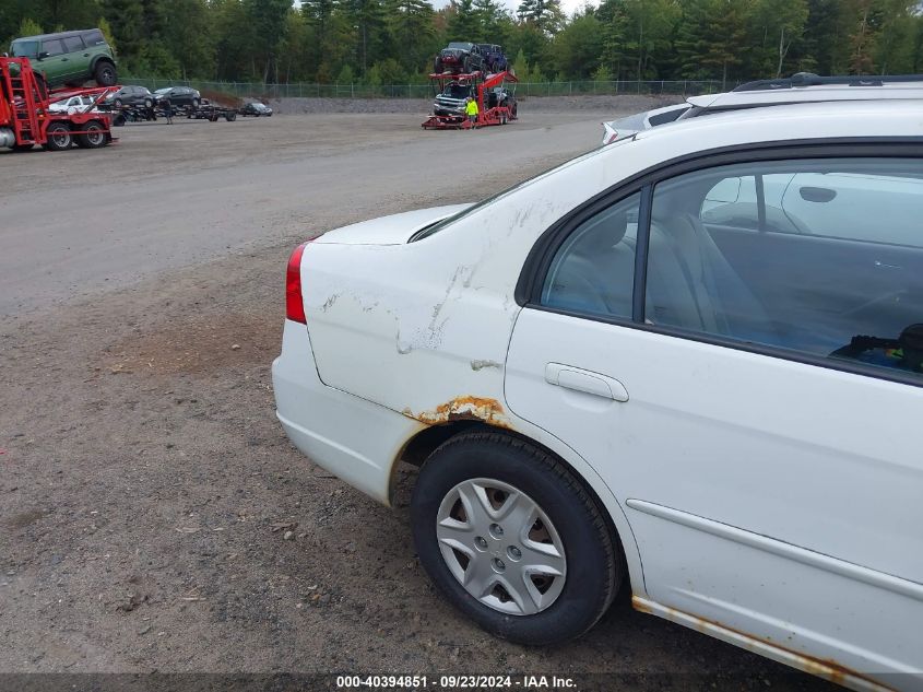 2003 Honda Civic Lx VIN: 2HGES16583H591446 Lot: 40394851