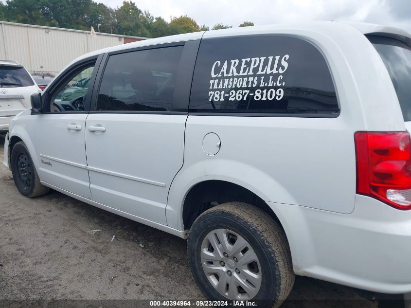 2C4RDGBG0HR802337 2017 Dodge Grand Caravan Se