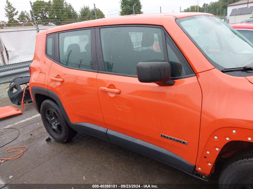 2016 Jeep Renegade Sport VIN: ZACCJAAT4GPC76274 Lot: 40395151