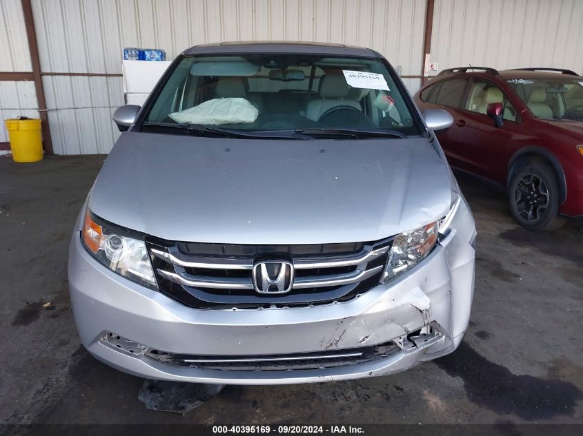 2014 Honda Odyssey Ex-L VIN: 5FNRL5H68EB127656 Lot: 40395169