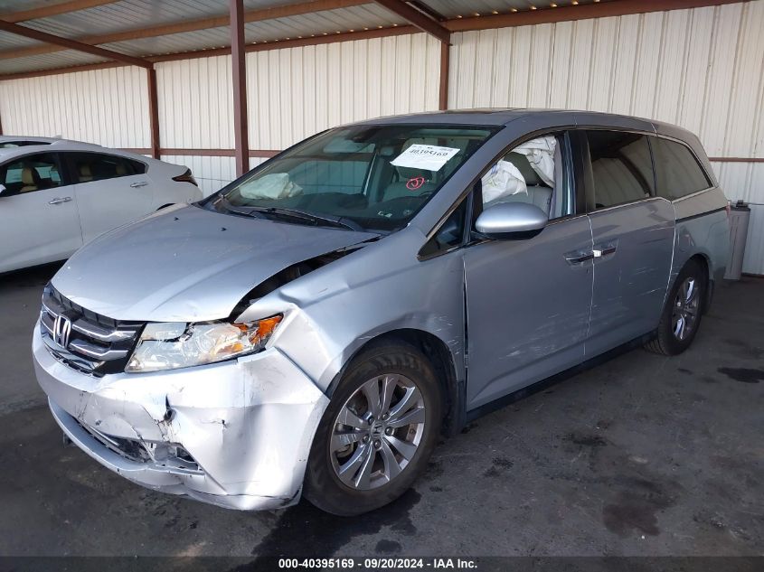 2014 Honda Odyssey Ex-L VIN: 5FNRL5H68EB127656 Lot: 40395169