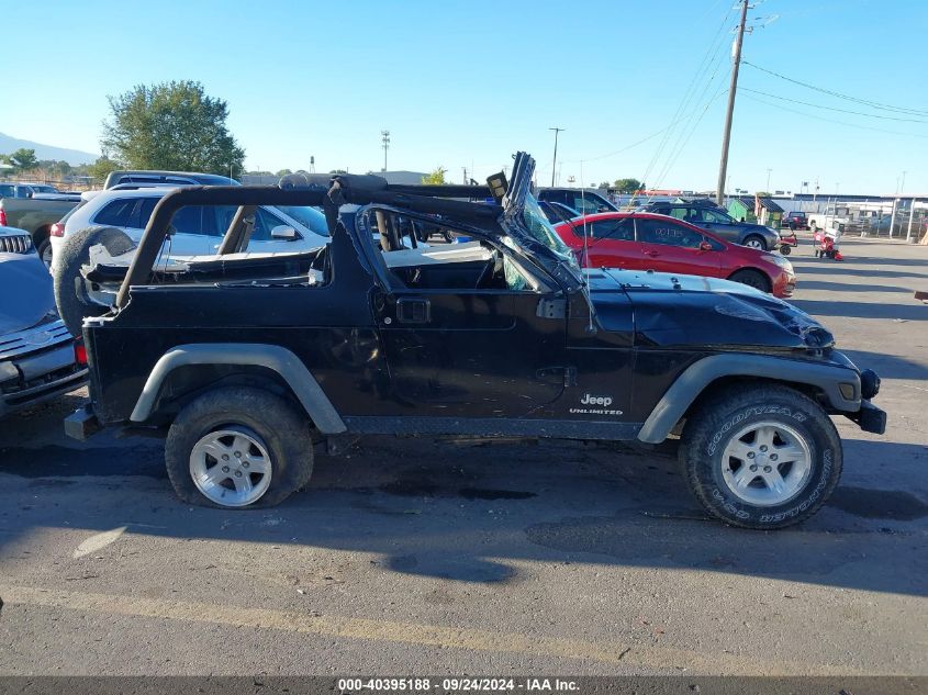 2006 Jeep Wrangler / Tj Unlimited VIN: 1J4FA44S36P730215 Lot: 40395188