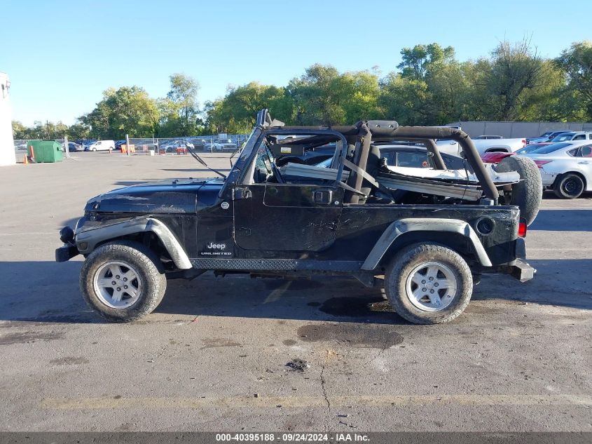 2006 Jeep Wrangler / Tj Unlimited VIN: 1J4FA44S36P730215 Lot: 40395188