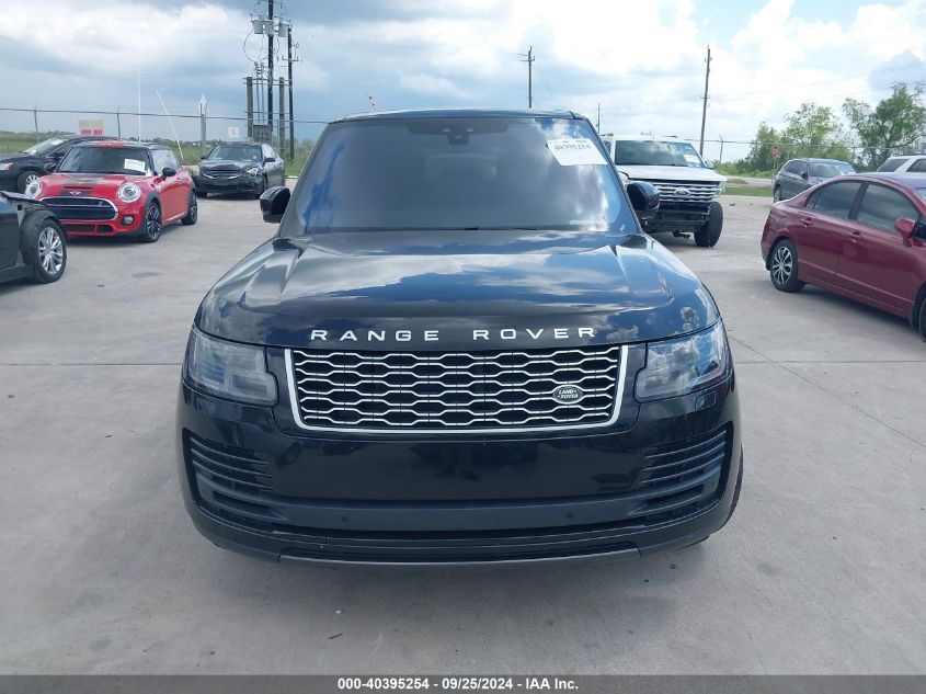 2019 Land Rover Range Rover 3.0L V6 Supercharged VIN: SALGR2RV8KA532391 Lot: 40395254