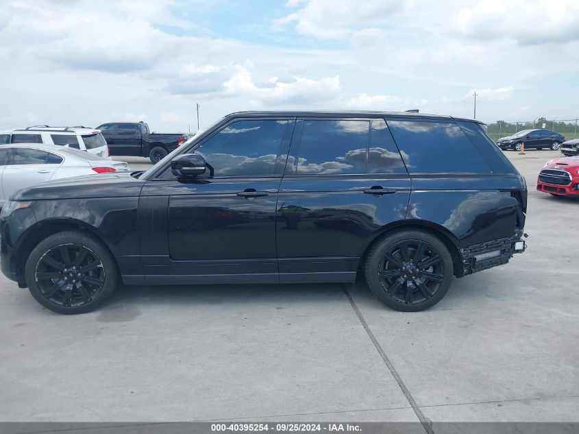 2019 Land Rover Range Rover 3.0L V6 Supercharged VIN: SALGR2RV8KA532391 Lot: 40395254