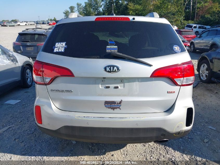 2015 Kia Sorento Lx VIN: 5XYKTCA69FG585183 Lot: 40395270