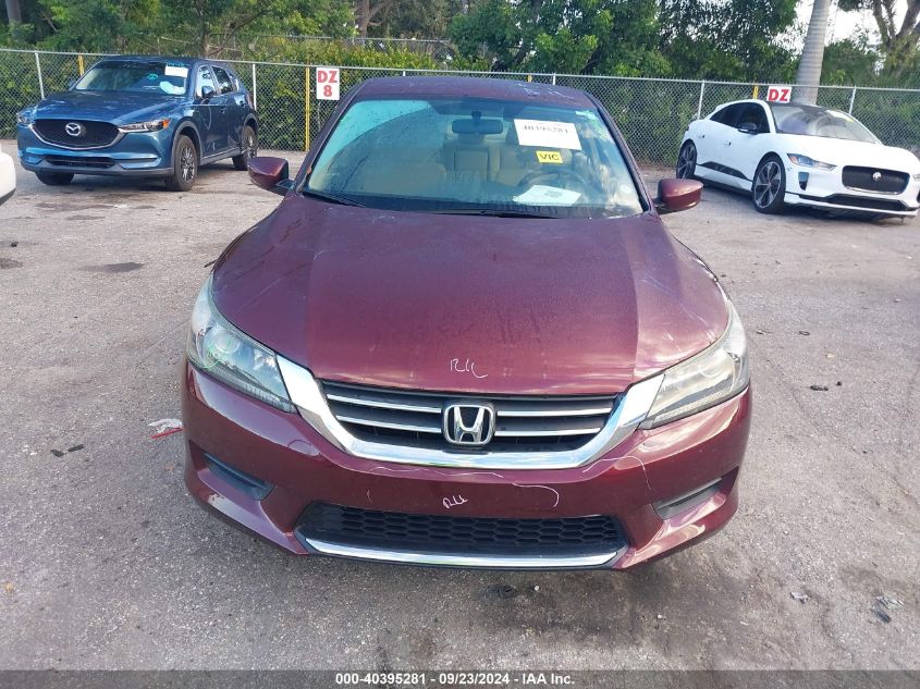 1HGCR2F38DA076292 2013 Honda Accord Lx