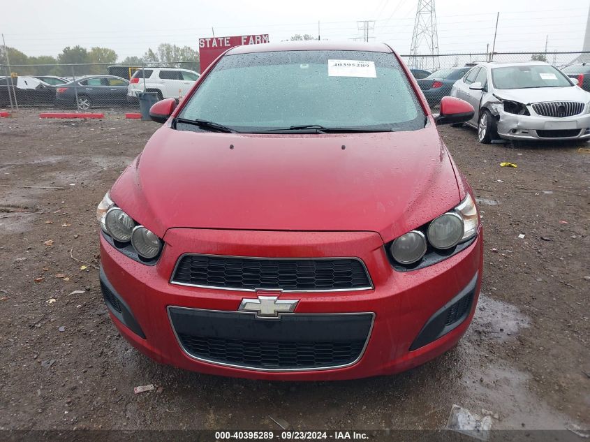 2013 Chevrolet Sonic Lt Auto VIN: 1G1JC6SB1D4161283 Lot: 40395289