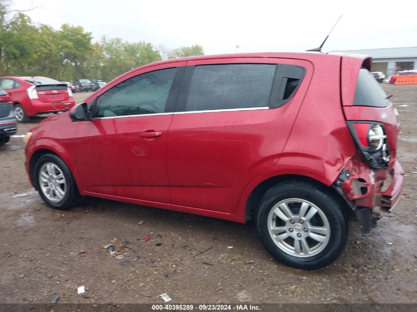 2013 Chevrolet Sonic Lt Auto VIN: 1G1JC6SB1D4161283 Lot: 40395289