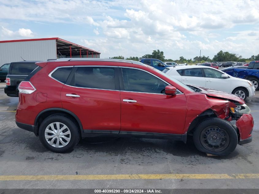 2016 Nissan Rogue S VIN: 5N1AT2MT1GC858075 Lot: 40395290