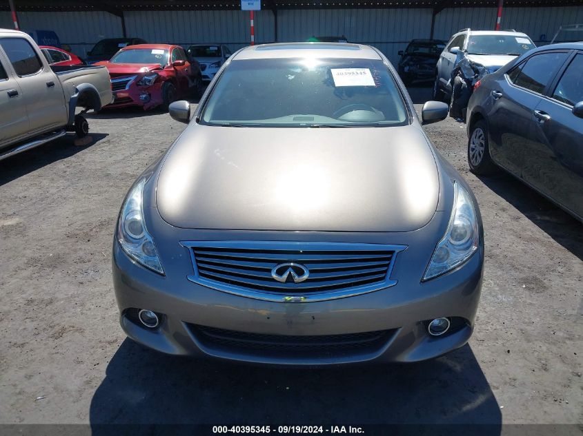 2012 Infiniti G37 Journey VIN: JN1CV6AP2CM625013 Lot: 40395345