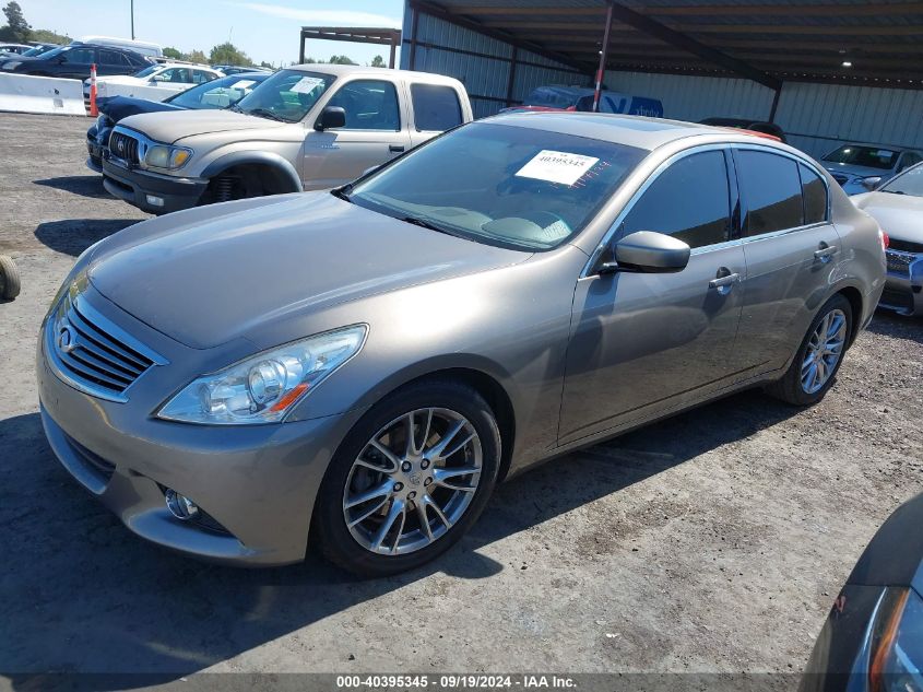 2012 Infiniti G37 Journey VIN: JN1CV6AP2CM625013 Lot: 40395345