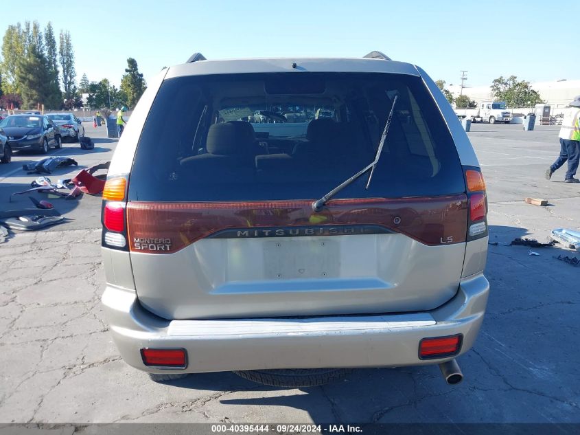 2003 Mitsubishi Montero Sport Es/Ls VIN: JA4LS21H83J000408 Lot: 40395444