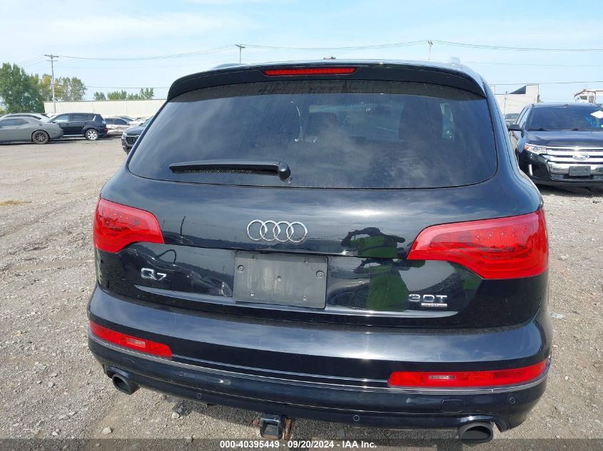 2014 Audi Q7 3.0T Premium VIN: WA1LGAFEXED019697 Lot: 40395449