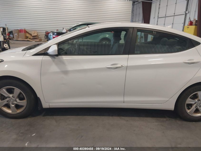 2015 Hyundai Elantra Se VIN: 5NPDH4AE7FH602062 Lot: 40395455