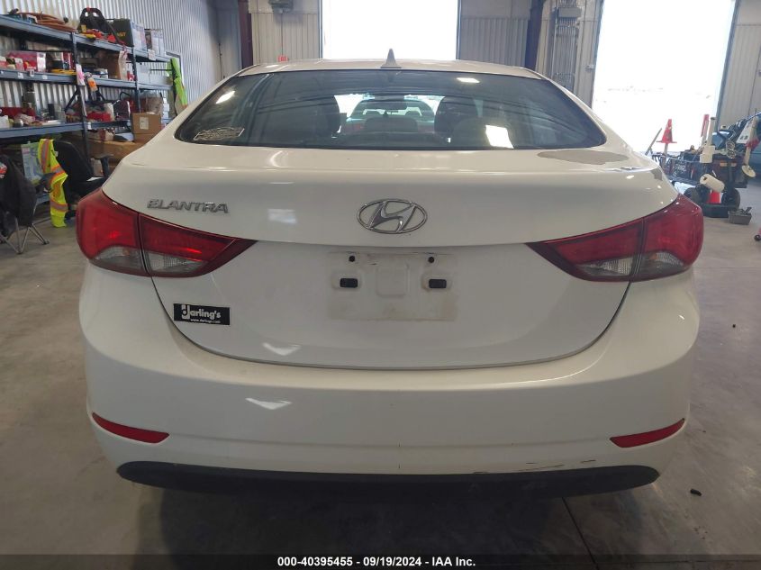 2015 Hyundai Elantra Se VIN: 5NPDH4AE7FH602062 Lot: 40395455