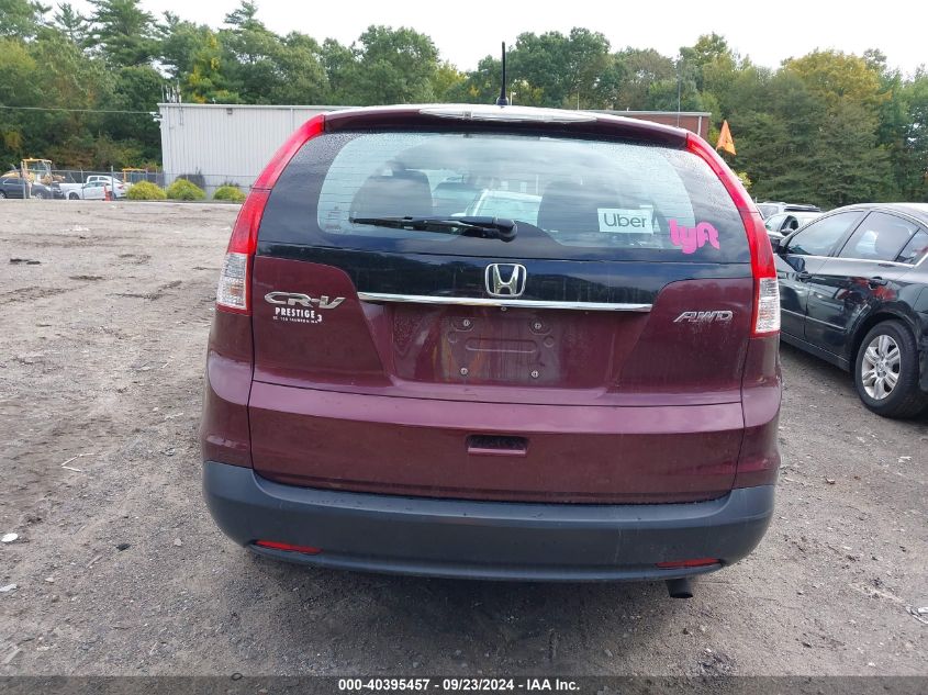 2013 Honda Cr-V Lx VIN: 5J6RM4H38DL075898 Lot: 40395457