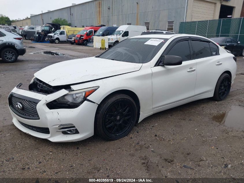 VIN JN1BV7AP3FM347714 2015 Infiniti Q50, Premium no.2