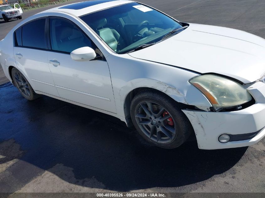 2006 Nissan Maxima Se/Sl VIN: 1N4BA41EX6C834264 Lot: 40395526