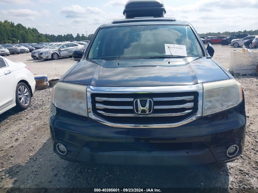 2013 Honda Pilot Touring VIN: 5FNYF4H98DB021598 Lot: 40395601